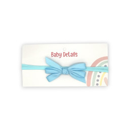 Big Bow Headband - Blue